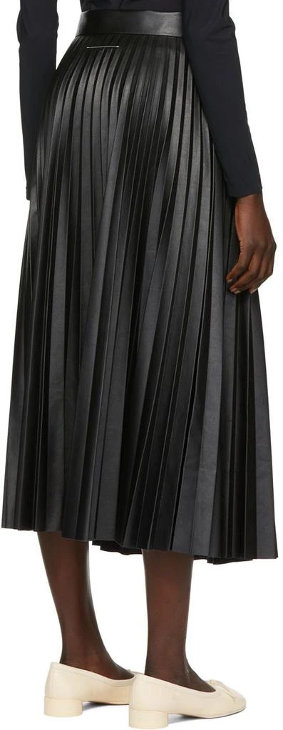 商品MAISON MARGIELA|Black Pleated Midi Skirt,价格¥2020,第3张图片详细描述