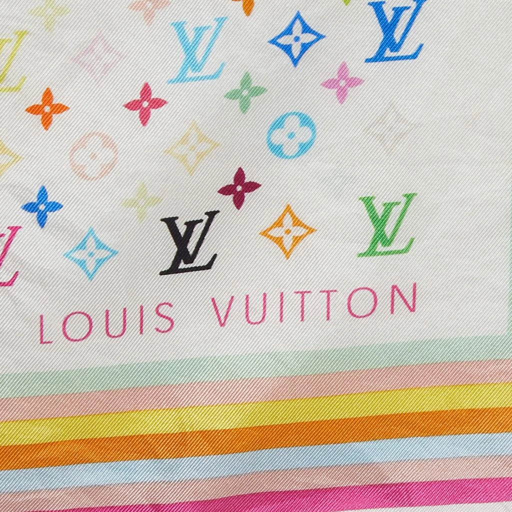 商品[二手商品] Louis Vuitton|Louis Vuitton Multicolor Monogram Silk Scarf,价格¥3203,第3张图片详细描述