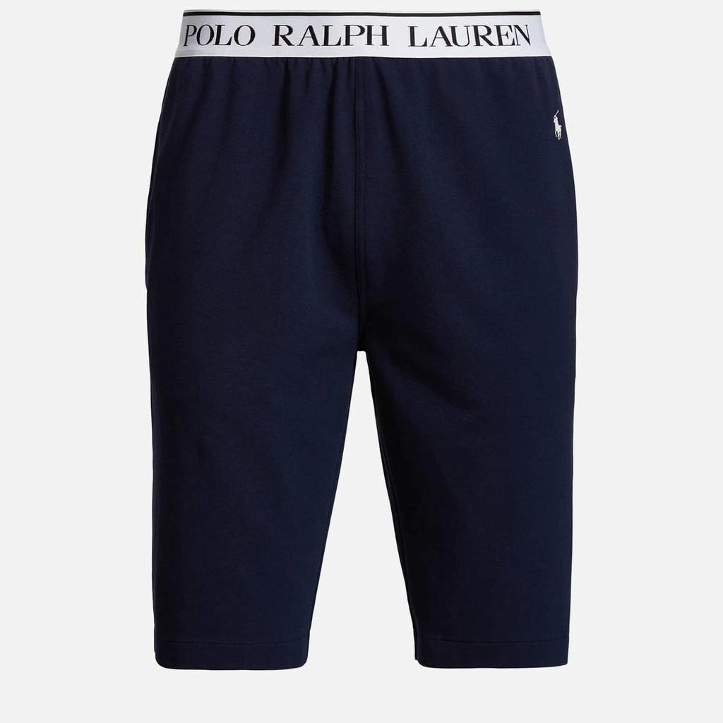 商品Ralph Lauren|Polo Ralph Lauren Men's Lightweight Fleece Sleep Shorts - Polo Black,价格¥274,第1张图片