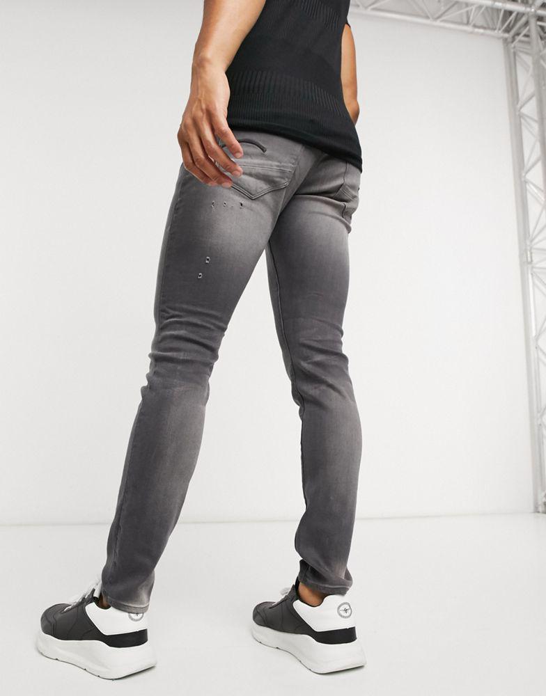 商品G-Star|G-Star skinny fit jeans in grey,价格¥748,第4张图片详细描述
