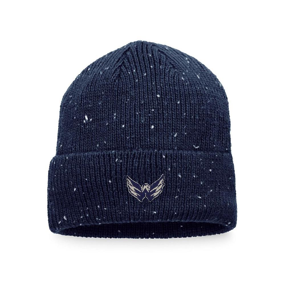 Men's Branded Navy Washington Capitals Authentic Pro Rink Pinnacle Cuffed Knit Hat商品第1张图片规格展示