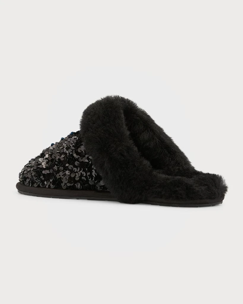 商品UGG|Scuffette Sequin Shearling Flat Slippers,价格¥294,第3张图片详细描述