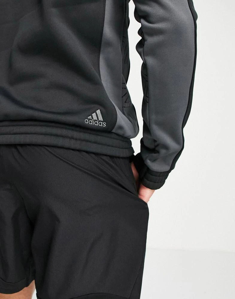 商品Adidas|adidas Basketball x Harden sweatshirt in black and grey,价格¥369,第4张图片详细描述