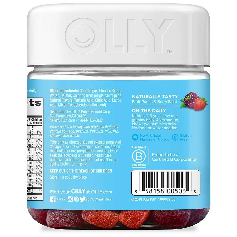 商品OLLY|Olly 儿童维生素&益生菌 水果软糖 70粒,价格¥134,第2张图片详细描述