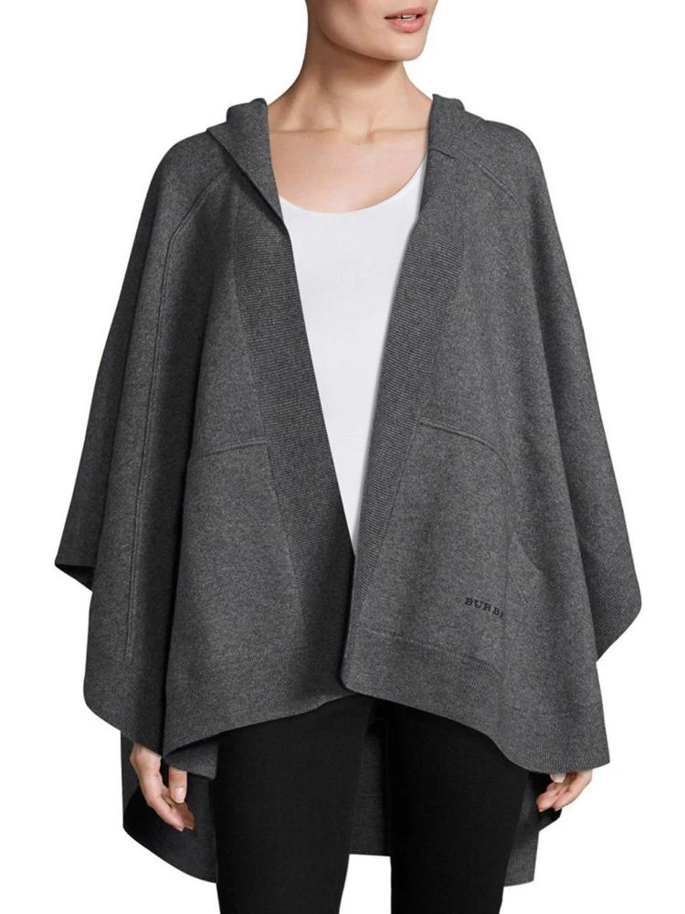商品Burberry|Henry Moore Knit Wool & Cashmere Poncho,价格¥8285,第1张图片
