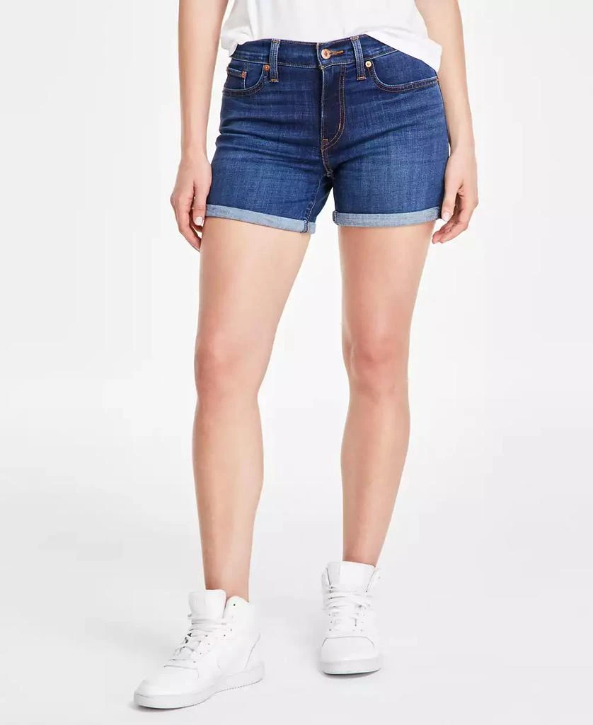 商品Levi's|Women's Mid Rise Mid-Length Stretch Shorts,价格¥259,第3张图片详细描述