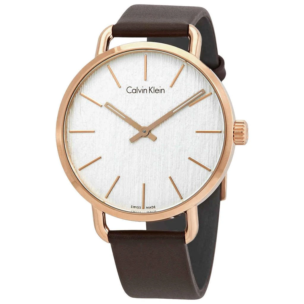 商品Calvin Klein|Even Quartz Silver Dial Mens Watch K7B216G6,价格¥337,第1张图片