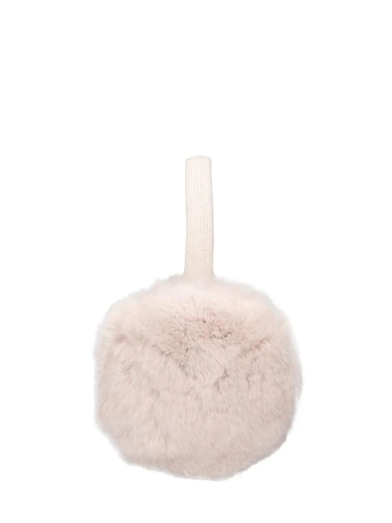 商品Yves Salomon|Wool & Cashmere Earmuffs W/ Fur,价格¥385,第1张图片详细描述