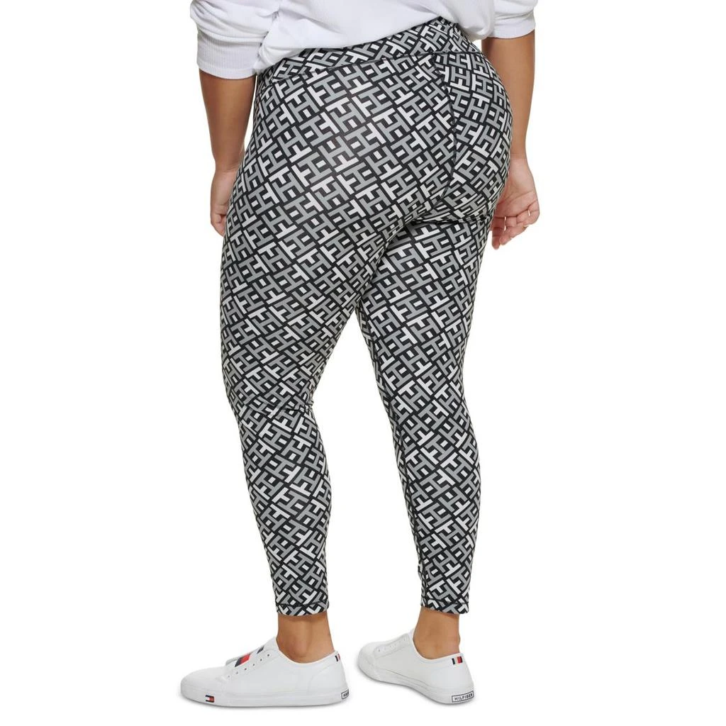 商品Tommy Hilfiger|Tommy Hilfiger Sport Womens Plus Printed High Rise Leggings,价格¥31,第3张图片详细描述