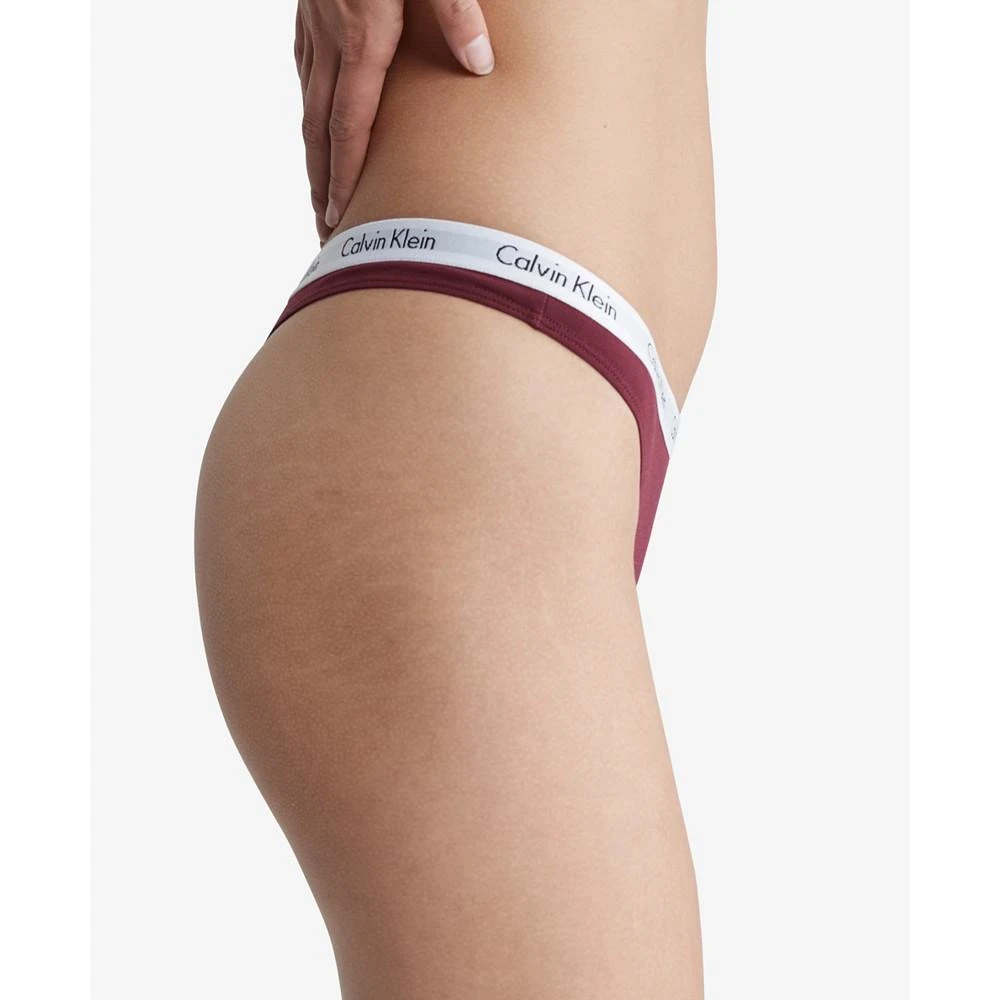 商品Calvin Klein|Women's Carousel Thong Underwear 5-Pack,价格¥331,第4张图片详细描述