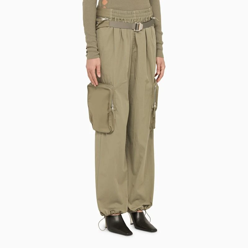 商品Dion Lee|SAGE GREEN CARGO TROUSERS WITH BELT BAG,价格¥5444,第3张图片详细描述