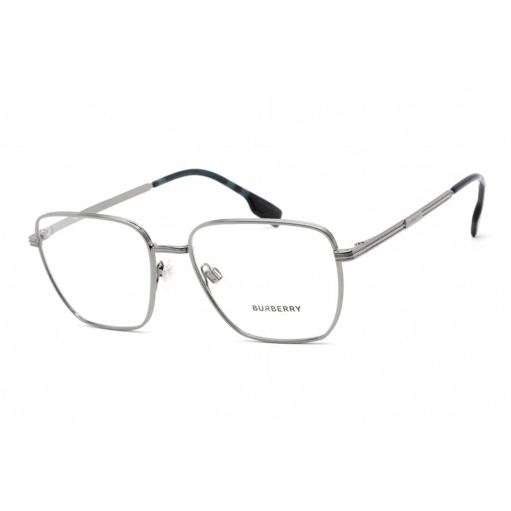 商品Burberry|Burberry Men's Eyeglasses - Clear Lens Gunmetal Metal Square Frame | 0BE1368 1003,价格¥835,第1张图片