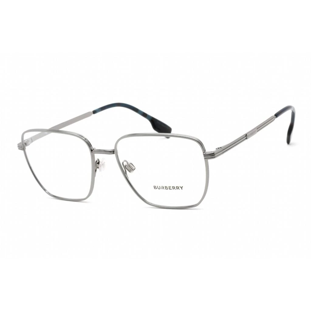 商品Burberry|Burberry Men's Eyeglasses - Clear Lens Gunmetal Metal Square Frame | 0BE1368 1003,价格¥849,第1张图片