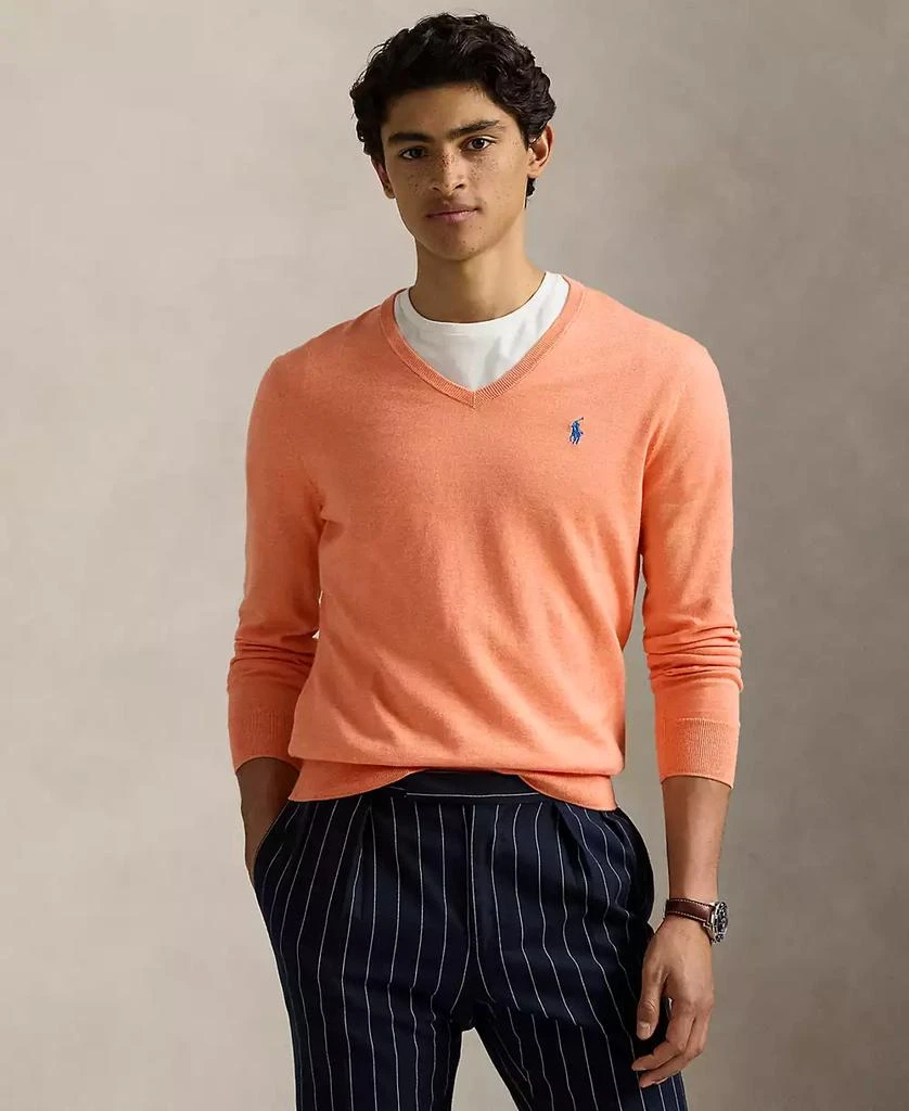 商品Ralph Lauren|Men's Cotton V-Neck Sweater,价格¥343,第1张图片