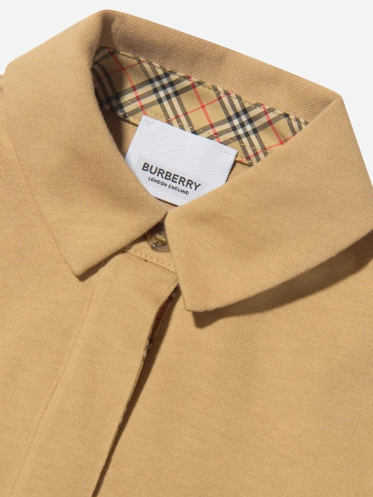 商品Burberry|Burberry Beige Girls Long Sleeve Mandie Polo Dress,价格¥2272,第3张图片详细描述