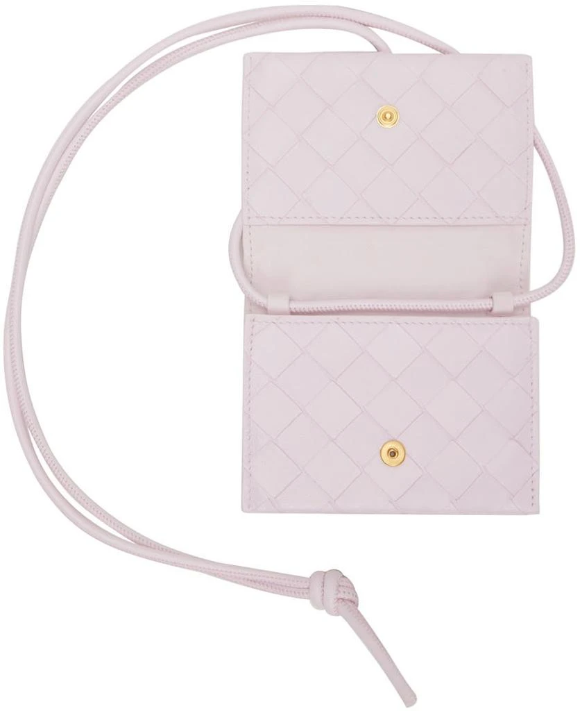 商品Bottega Veneta|粉色束带卡包,价格¥7288,第3张图片详细描述
