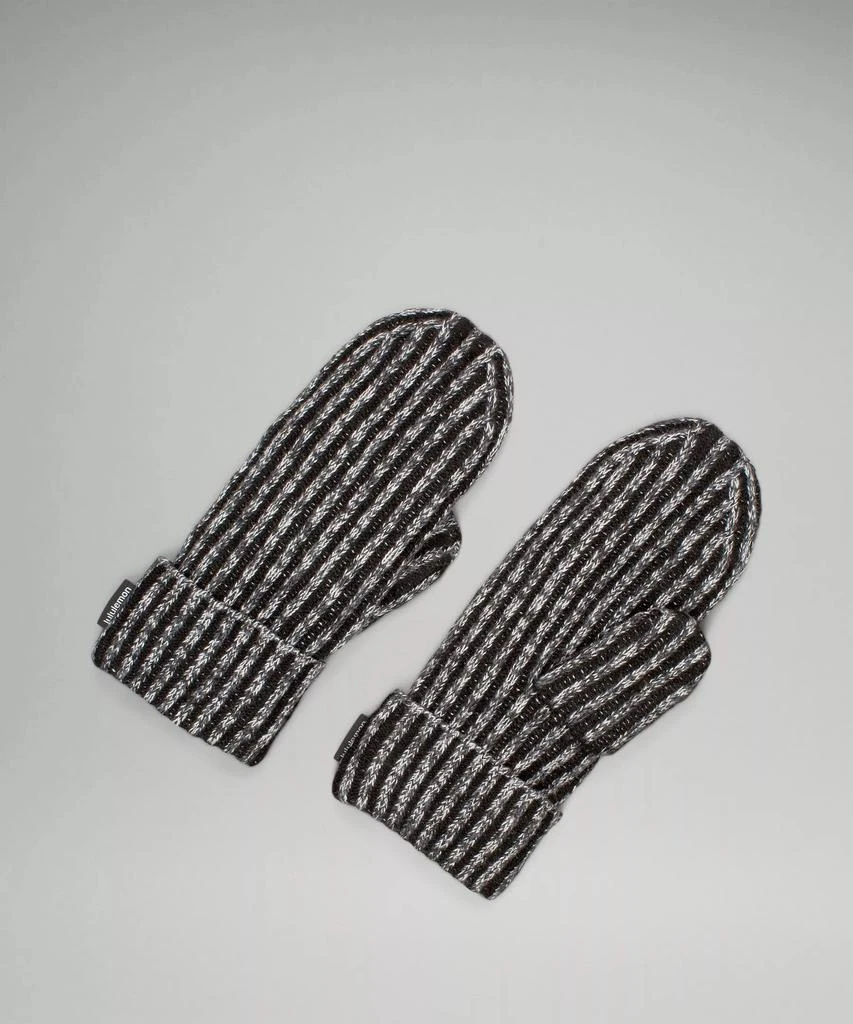 商品Lululemon|Women's Textured Fleece-Lined Knit Mittens,价格¥157,第3张图片详细描述