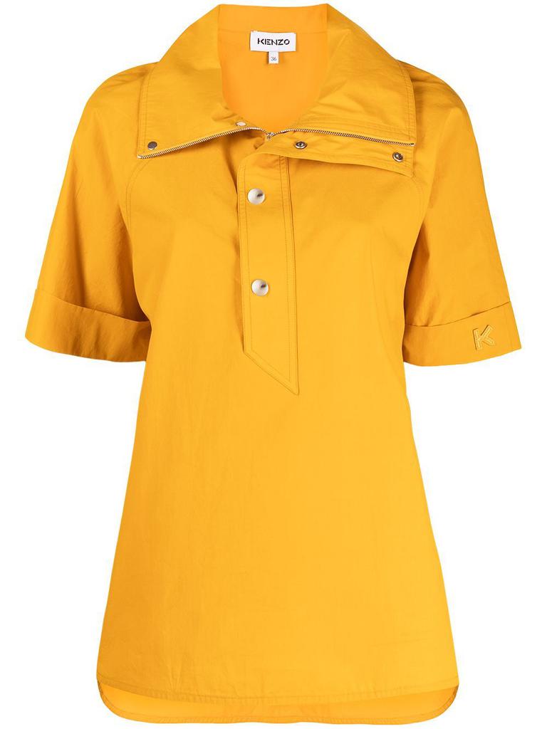 Kenzo Womens Orange Cotton Shirt商品第1张图片规格展示