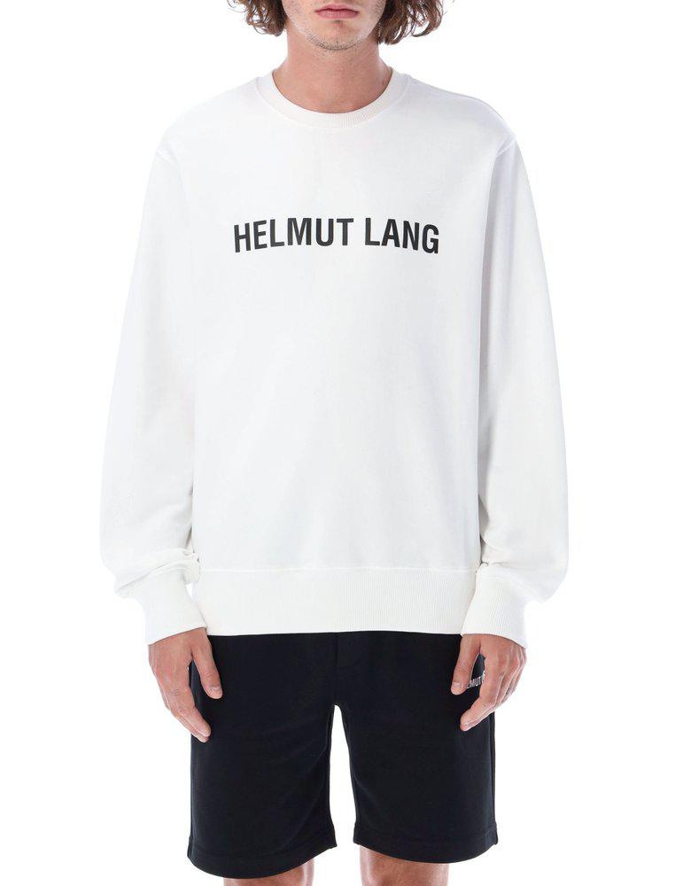 Helmut Lang Logo Printed Crewneck Sweatshirt商品第1张图片规格展示