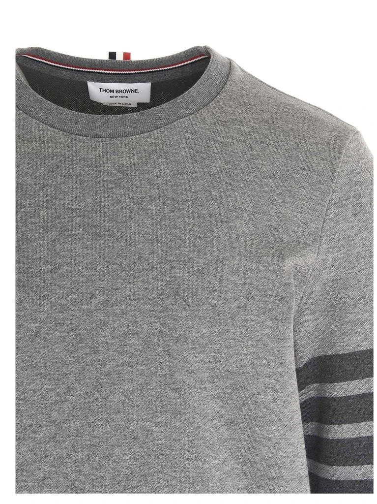 Thom Browne 4-Bar Striped Crewneck Sweatshirt 商品