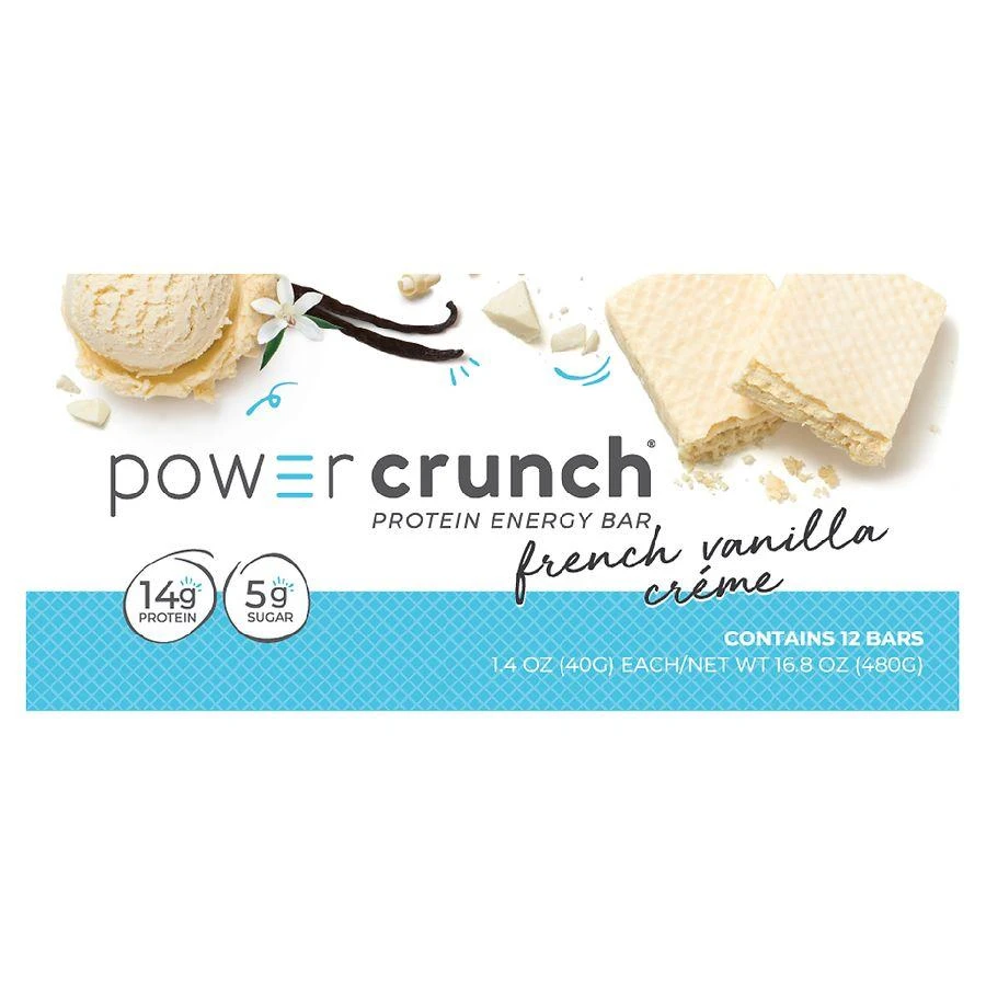 商品Power Crunch|Protein Energy Bar French Vanilla,价格¥13,第5张图片详细描述