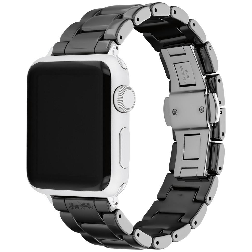 Black Ceramic Apple Watch® Bracelet 38mm/40mm商品第2张图片规格展示