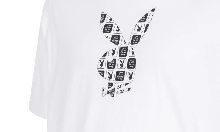 商品Anti Social Social Club|Anti Social Social Club Playboy X Checkered Assc Tee,价格¥805,第3张图片详细描述