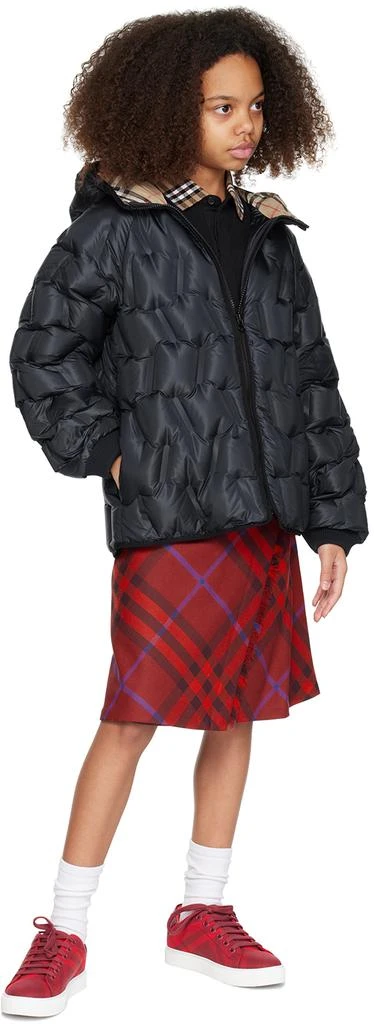 商品Burberry|Kids Navy Quilted Down Jacket,价格¥5202,第4张图片详细描述