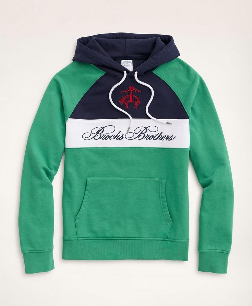 French Terry Cotton Logo Hoodie Sweatshirt商品第1张图片规格展示