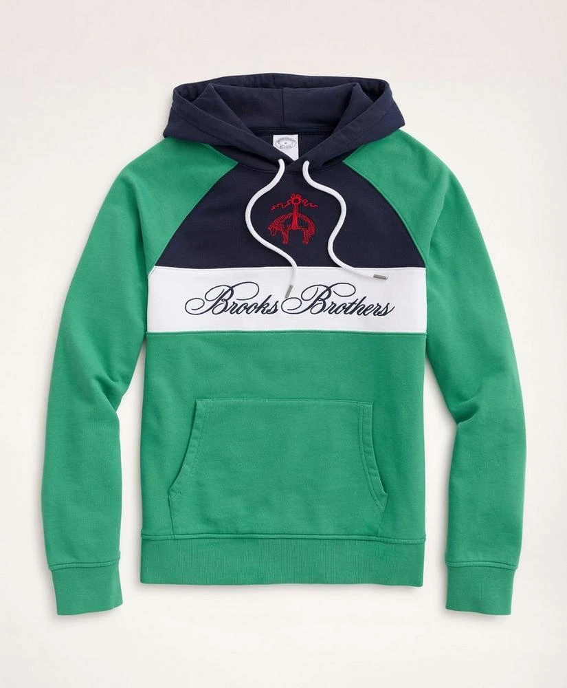 商品Brooks Brothers|French Terry Cotton Logo Hoodie Sweatshirt,价格¥374,第1张图片