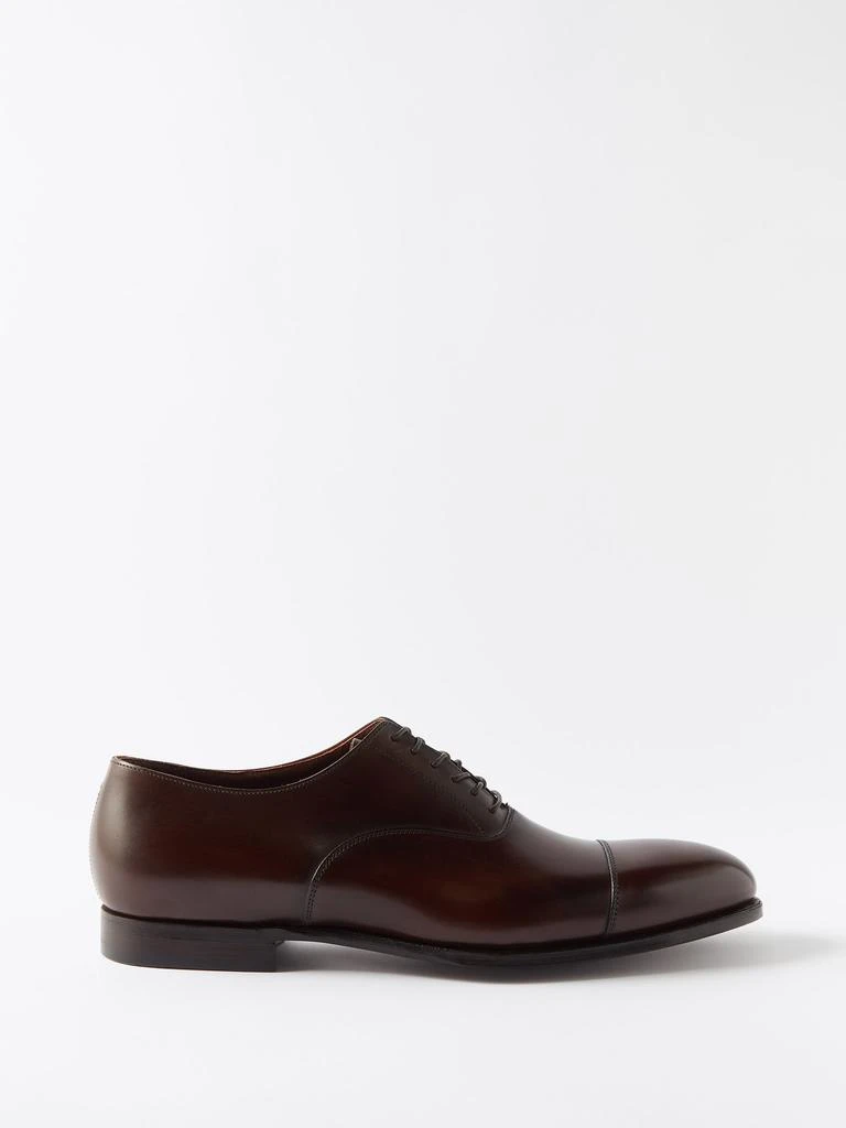 商品Crockett & Jones|Lonsdale leather Oxford shoes,价格¥7184,第1张图片