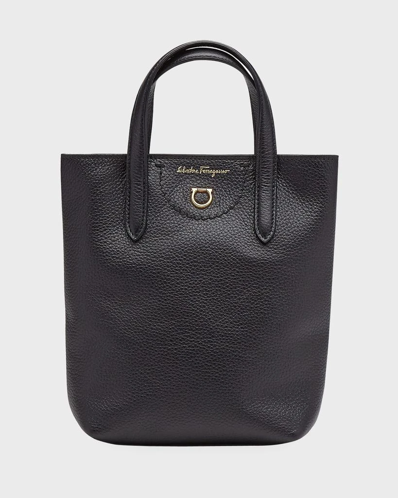 商品Salvatore Ferragamo|Travel Gancio Leather Tote Bag,价格¥4559,第1张图片