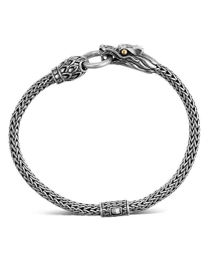 商品John Hardy|John Hardy Naga Gold and Silver Dragon Station Chain Bracelet,价格¥6384,第3张图片详细描述