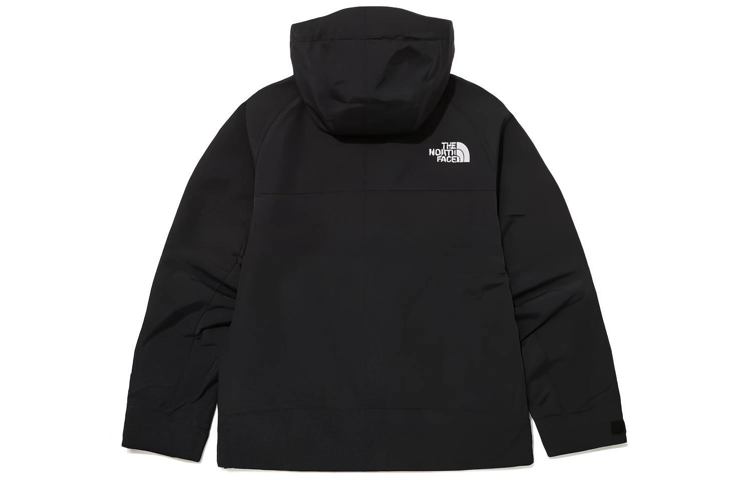 商品[国内直发] The North Face|北面 刺绣logo DRYVENT面料纯色防水连帽冲锋衣外套 男女同款 黑色,价格¥910,第4张图片详细描述