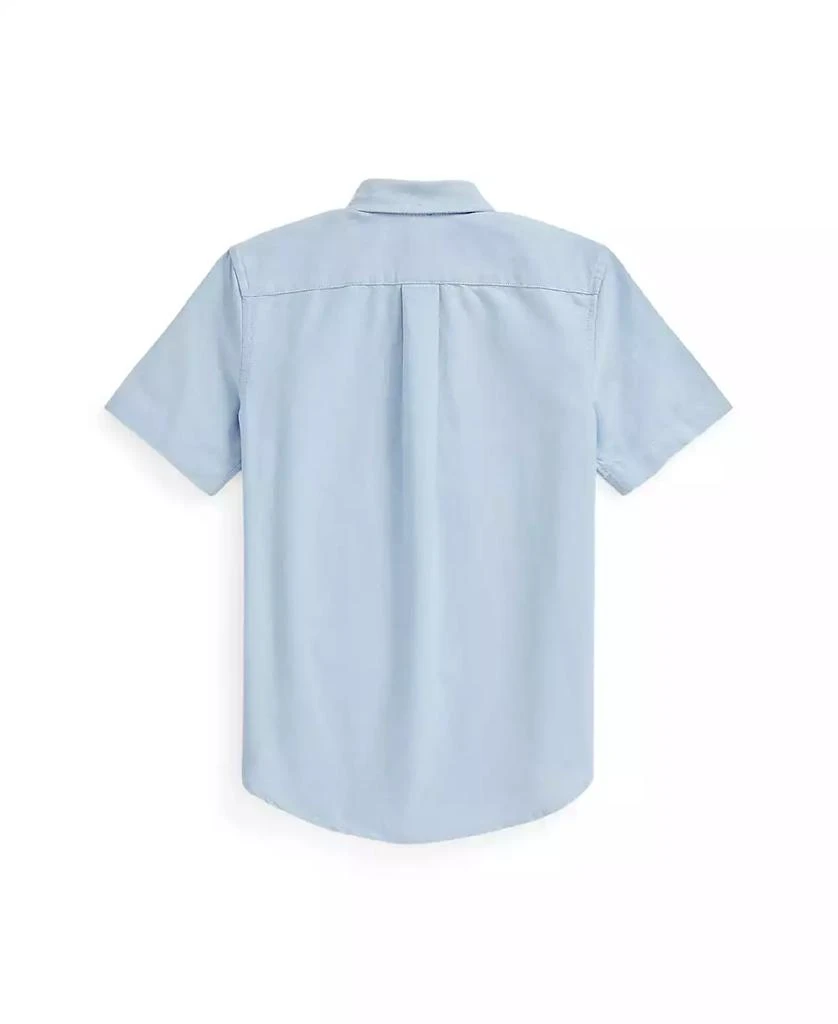 商品Ralph Lauren|Big Boys Cotton Oxford Short-Sleeve Shirt,价格¥376,第2张图片详细描述