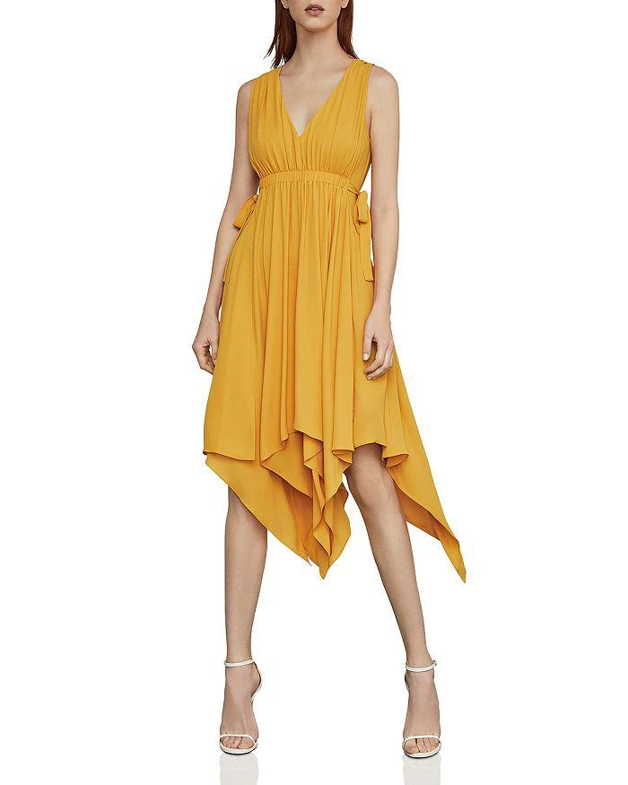 商品BCBG|Handkerchief-Hem Midi Dress,价格¥931,第3张图片详细描述