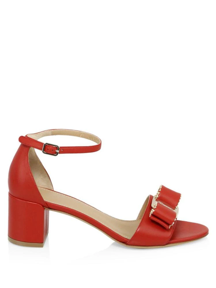 商品Salvatore Ferragamo|Gavina 一字带蝴蝶结凉鞋,价格¥1936,第5张图片详细描述