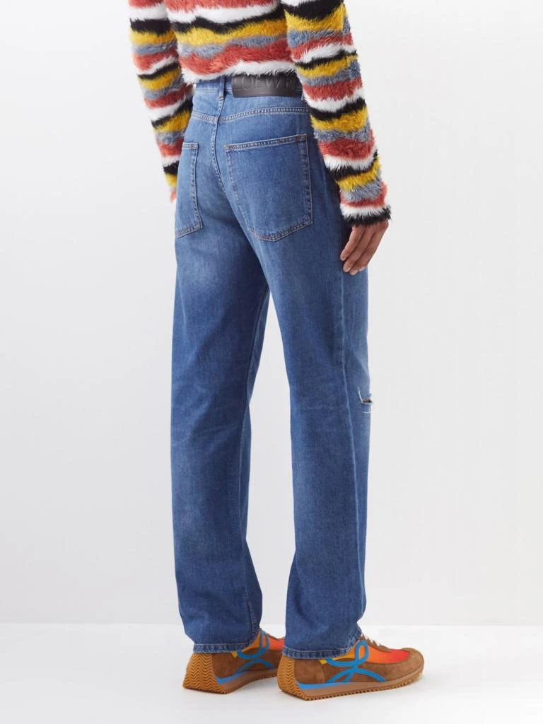 商品Loewe|Distressed straight-leg jeans,价格¥3519,第5张图片详细描述