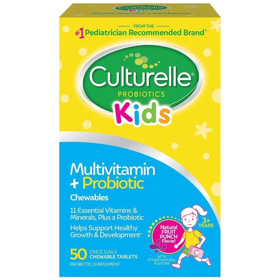 商品Culturelle|儿童益生菌综合维生素咀嚼片 水果味,价格¥194,第1张图片