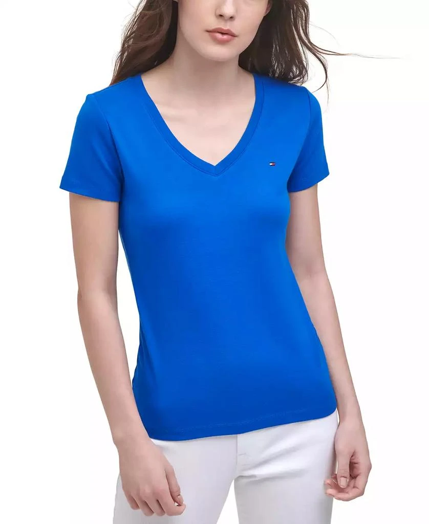 商品Tommy Hilfiger|女款V领短袖T恤,价格¥111,第1张图片详细描述