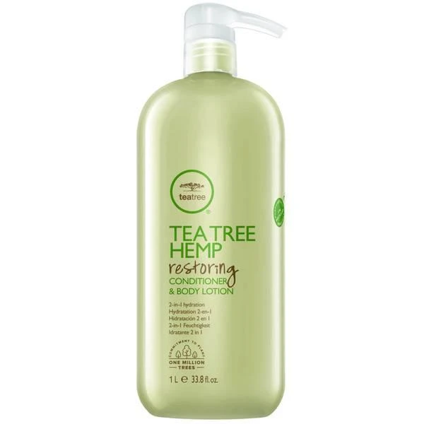 商品Paul Mitchell|Paul Mitchell Tea Tree Hemp Restoring Conditioner and Body Lotion 1000ml,价格¥516,第1张图片