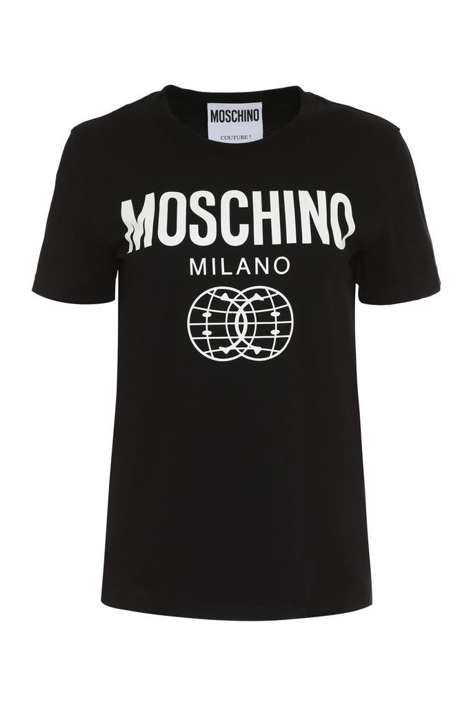 Moschino Printed Cotton T-shirt商品第1张图片规格展示