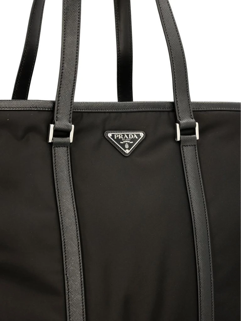 商品Prada|Prada Logo Plaque Medium Tote Bag,价格¥12628,第4张图片详细描述