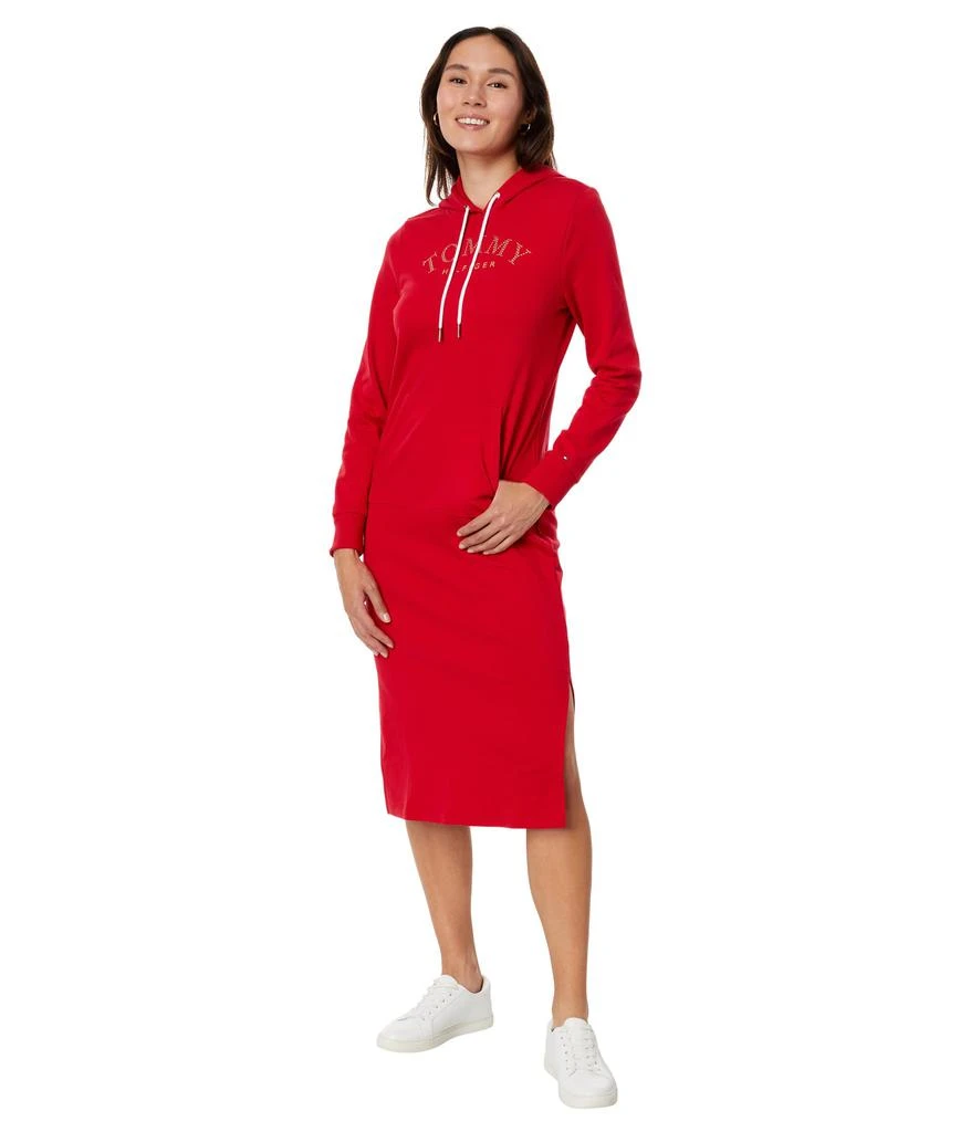 商品Tommy Hilfiger|Embellished Sweatshirt Midi Dress,价格¥494,第1张图片