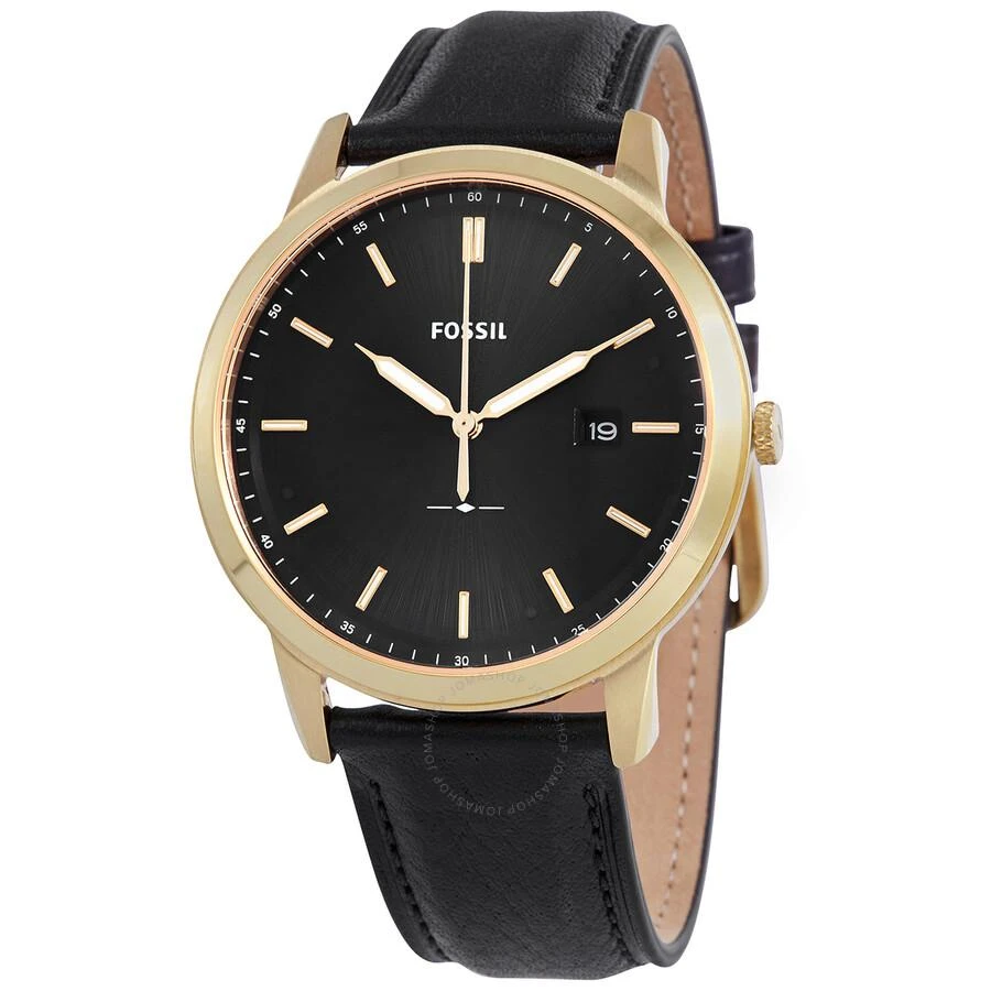 商品Fossil|Minimalist Quartz Black Dial Men's Watch FS5840,价格¥596,第1张图片