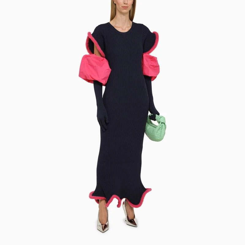 商品PH5|Long gloves navy/pink,价格¥790,第2张图片详细描述