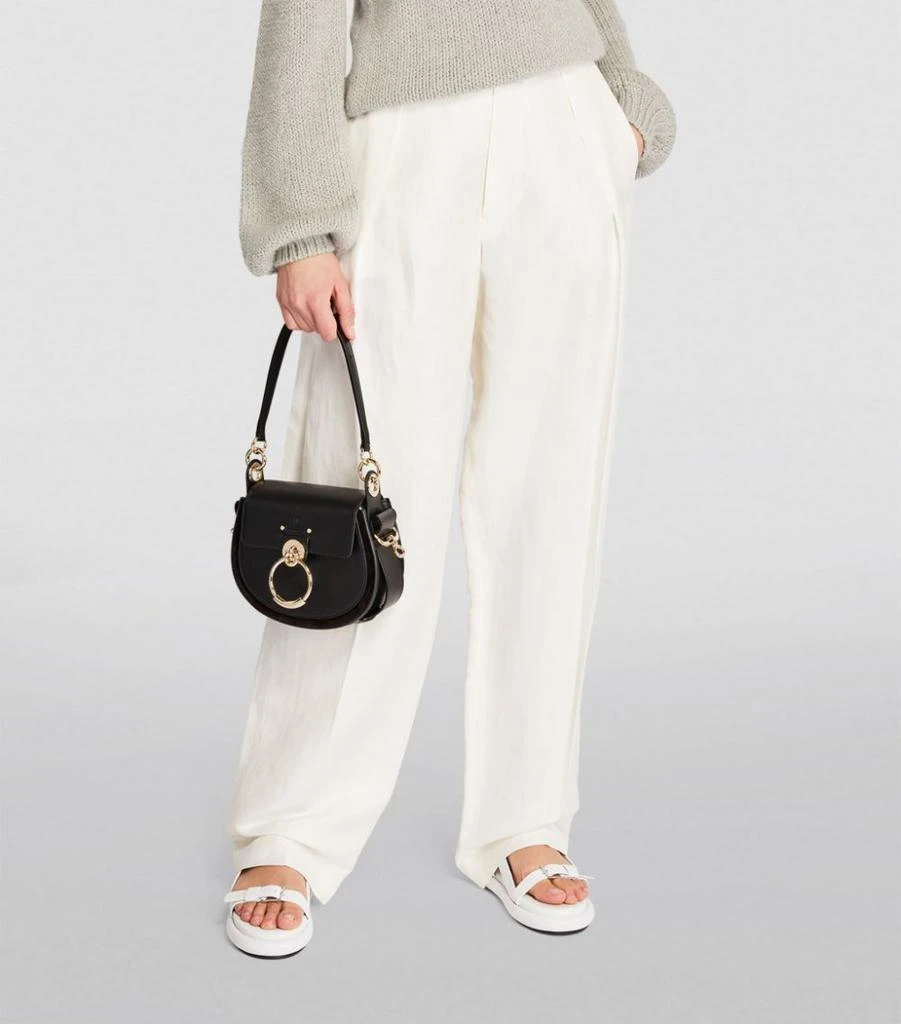 商品Chloé|Small Leather Tess Saddle Bag,价格¥15723,第4张图片详细描述