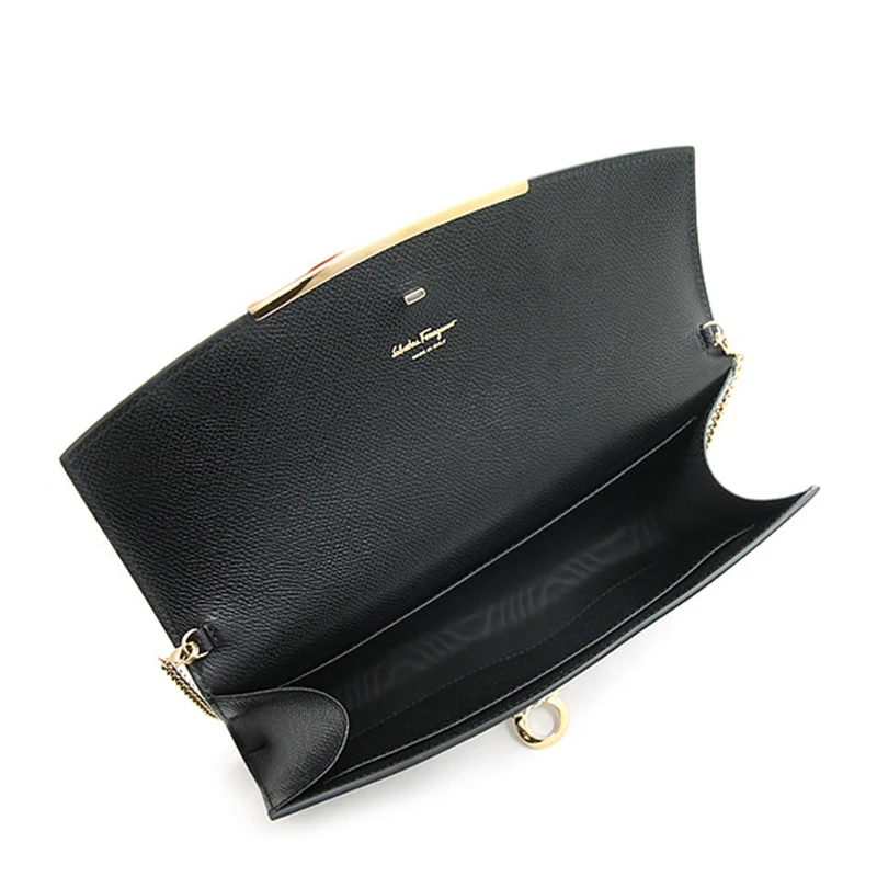 Salvatore Ferragamo 菲拉格慕 女士黑色皮质迷你包挎包 22-C941-0674023 商品