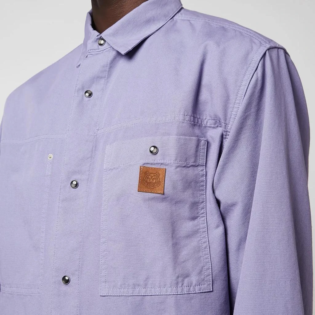商品Kenzo|KENZO Men's Snap Overshirt - Deep Violet,价格¥798,第4张图片详细描述