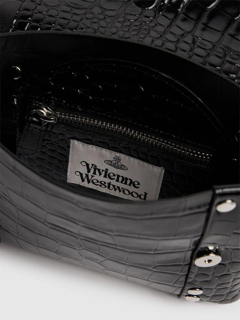 商品Vivienne Westwood|Kim Croc Embossed Leather Crossbody Bag,价格¥5540,第5张图片详细描述